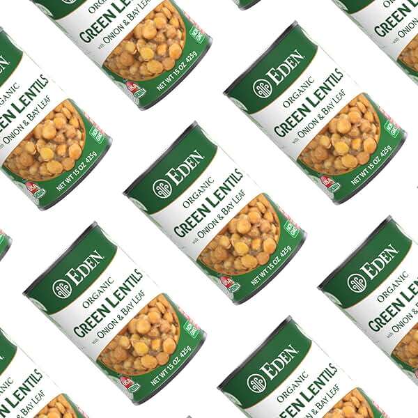 Eden Organic Green Lentils with Onion and Bay Leaf, 15 oz Can (12-Pack Case), Non-GMO, Vegan, Kosher, U.S. Grown, Heat and Serve, Macrobiotic - Image 6