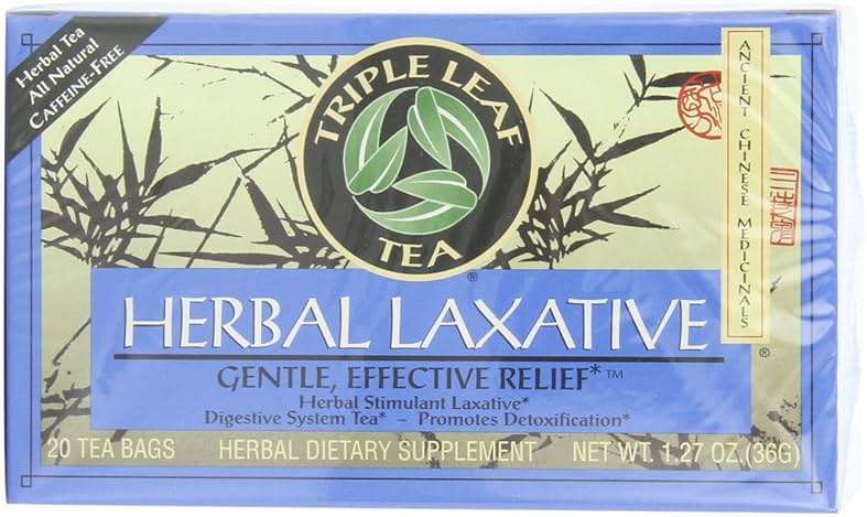 Triple Leaf Tea, Herbal Laxative, 20 Tea Bags (Pack of 6) - Image 3