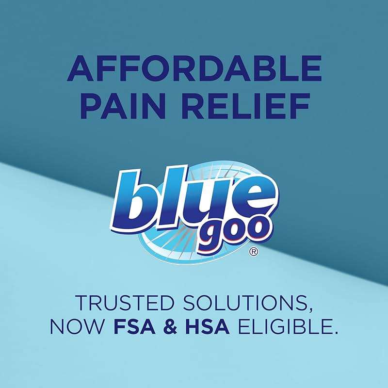 Blue Goo Pain Relieving Gel – Relief for Back, Neck, Muscle and Joint Pain, Fast-Acting Cooling and Soothing Relief with 100% Pure Emu Oil, 4 oz (1 Pack) - Image 8