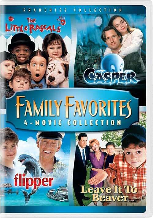 Family Favorites 4-Movie Collection (The Little Rascals / Casper / Flipper / Leave It to Beaver) - Image 1