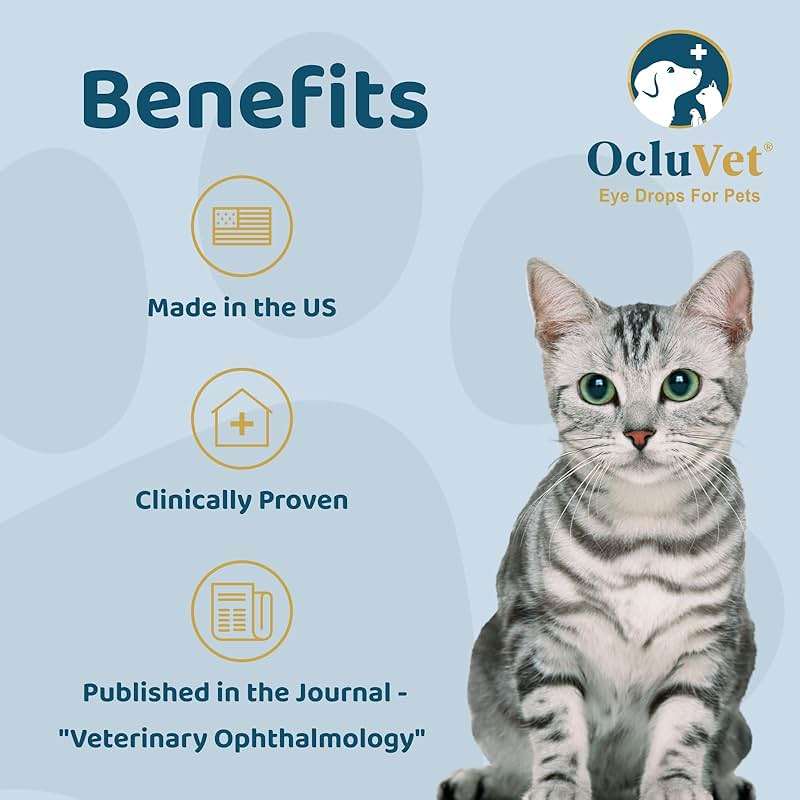 OcluVet Eye Drops for Pets | Clinically Studied Antioxidants for Pets | Made in the USA | Includes 2% N-Acetyl-L-Carnosine (NAC) | 16mL - Image 3