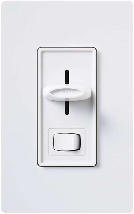 Lutron Skylark Preset Dimmer, 1000-Watt Incandescent, Single-Pole, S-10P-WH, White - Image 2