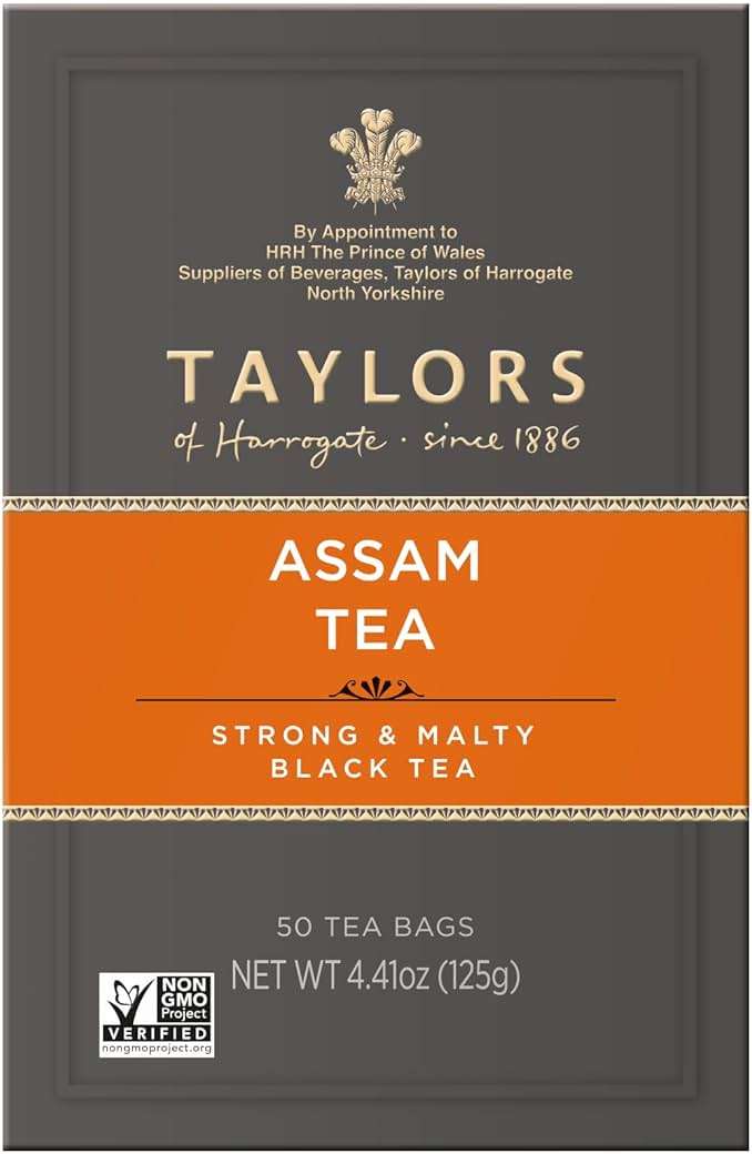 Taylors of Harrogate Assam, Black Tea, Pillow Tea Bags, 50 Count (Pack of 1), Full-bodied, Satisfying & Malty, Caffeinated, Enjoy Hot or Iced, 50 Teabags - Image 3