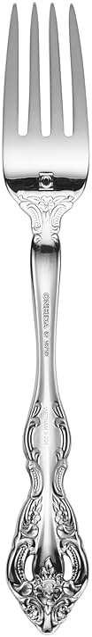 Oneida Silverware Set For 4, Michelangelo 20-Piece Fine Flatware Set, Service For 4, Heavyweight 18/10 Stainless Steel, Mirror Finish, Dishwasher Safe, Knives Spoons & Forks Sets (Silver, 20 Piece) - Image 5