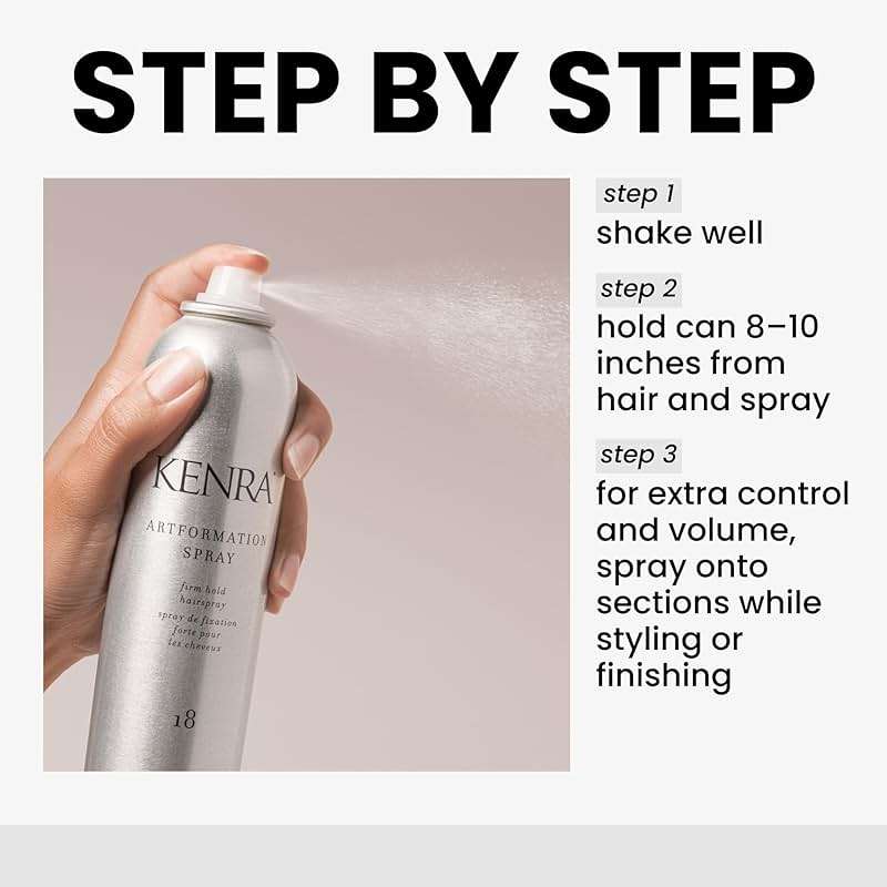 Kenra Professional Artformation Spray 18 | Firm Hold Hairspray | Volume & Styling Control | Fast-dying Formula| All Hair Types - Image 4
