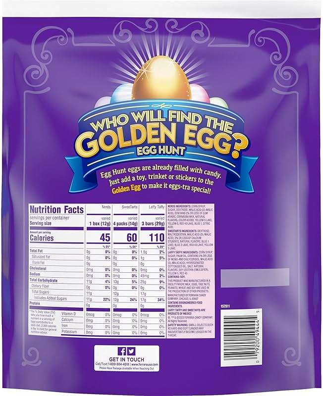 Wonka Golden Egg Plastic Egg Hunt Mix, Candy Variety Pack Prefilled Easter Eggs, Pack of 12 - Image 7