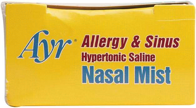 AYR Allergy & Sinus Hypertonic Saline Nasal Mist, White, 1.69 Fl Oz - Image 5