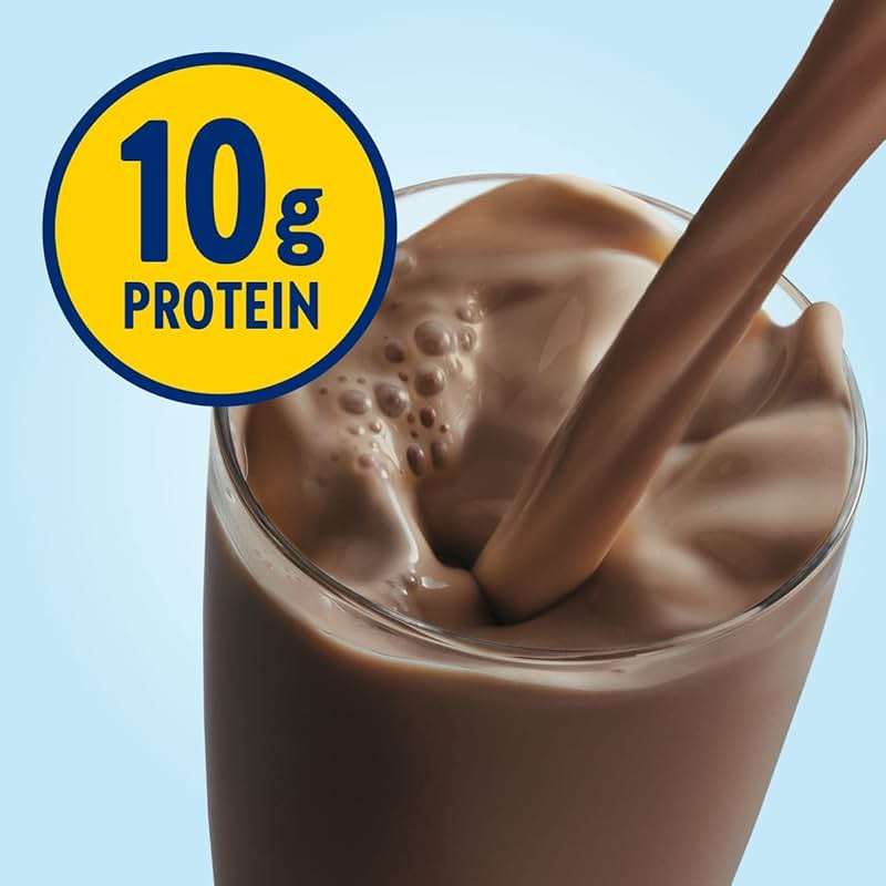 Glucerna Original Diabetes Care Shake, Rich Chocolate, Diabetic Meal Replacement to Support Blood Sugar Management, 10g Protein, 180 Calories, Ready to Drink, 8-fl-oz Bottle, 24 Pack - Image 3