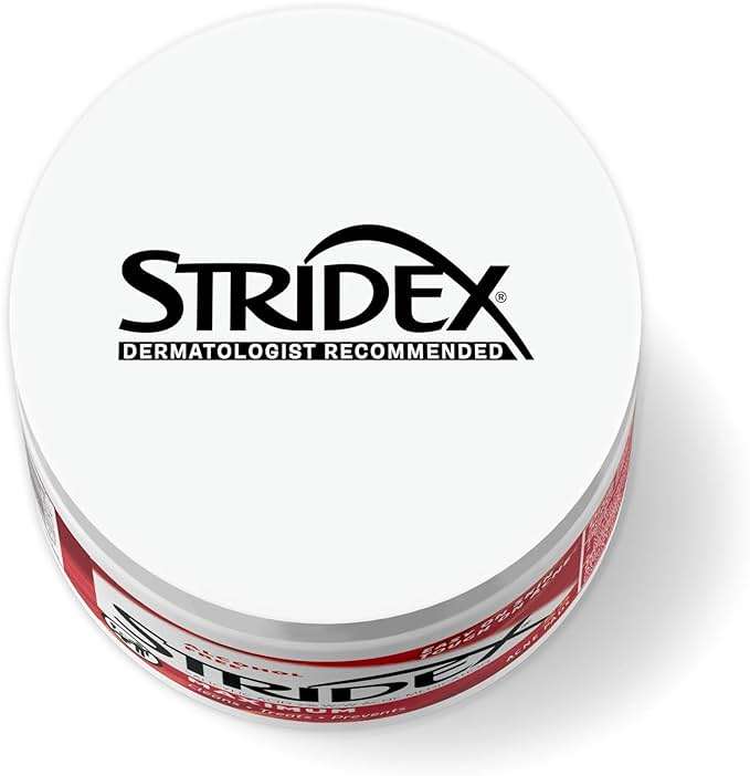 Stridex Medicated Acne Pads, Maximum, 55 Count – Facial Cleansing Wipes, Alcohol Free, Acne Treatment for Face, For Moderate Acne, Smooth Application - Image 9