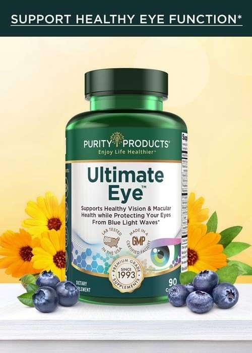 Ultimate Eye Support by Purity Products - 10 mg of Lutein w/Lutemax 20/20, 100 mg of Alpha Lipoic Acid, 2 mg Zeaxanthin Eye Vitamins - Clinically Studied - Blue Light Wave Protection - 90 Capsules - Image 4