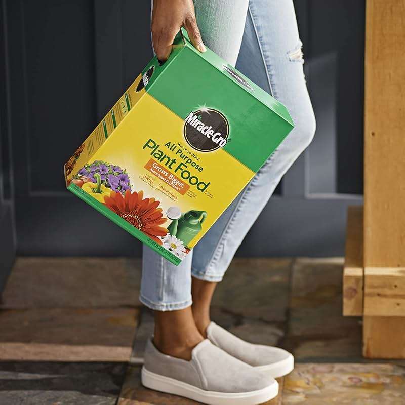 Miracle-Gro Water Soluble All Purpose Plant Food - Fertilizer For All Indoor or Outdoor Plants including Roses, Flowers, Vegetables, Houseplants, Trees, and Shrubs, 10 lbs. - Image 2