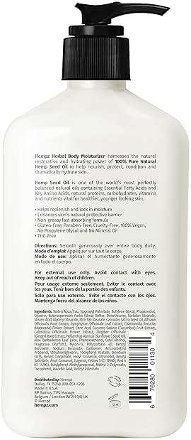 Hempz Original, Natural Hemp Seed Oil Body Moisturizer with Shea Butter and Ginseng, Original Scent, Floral Banana, 17 Fl.Oz ( Packaging may vary ) - Image 2