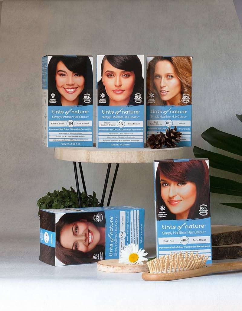 Tints of Nature 1N Natural Black Permanent Hair Dye, Nourishes Hair and Covers Greys, Ammonia-Free, 4.4 fl oz - Image 7