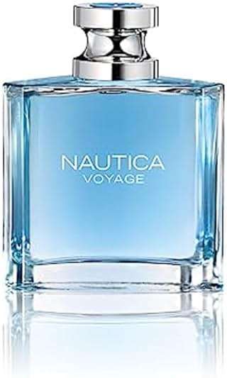 Nautica Voyage Eau De Toilette, Cologne and Fragrance For Men, Fresh, Romantic, Fruity Scent Woody, Aquatic Notes of Apple, Water Lotus, Cedarwood, and Musk Ideal Day Wear, Long Lasting 3.3Fl oz - Image 1