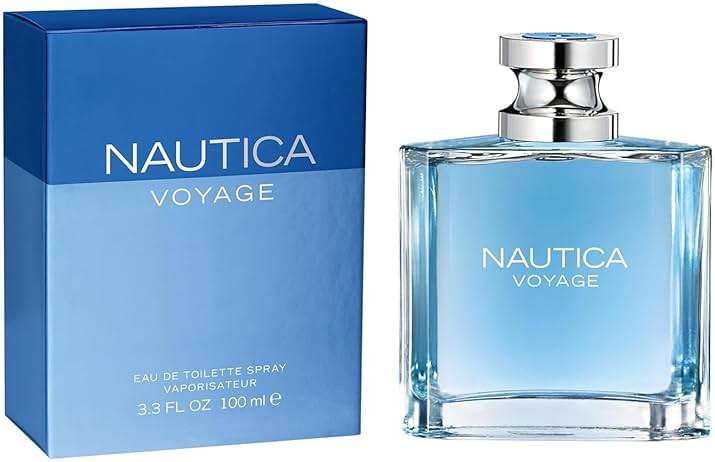 Nautica Voyage Eau De Toilette, Cologne and Fragrance For Men, Fresh, Romantic, Fruity Scent Woody, Aquatic Notes of Apple, Water Lotus, Cedarwood, and Musk Ideal Day Wear, Long Lasting 3.3Fl oz - Image 5