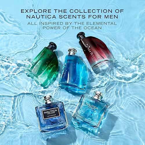 Nautica Voyage Eau De Toilette, Cologne and Fragrance For Men, Fresh, Romantic, Fruity Scent Woody, Aquatic Notes of Apple, Water Lotus, Cedarwood, and Musk Ideal Day Wear, Long Lasting 3.3Fl oz - Image 6