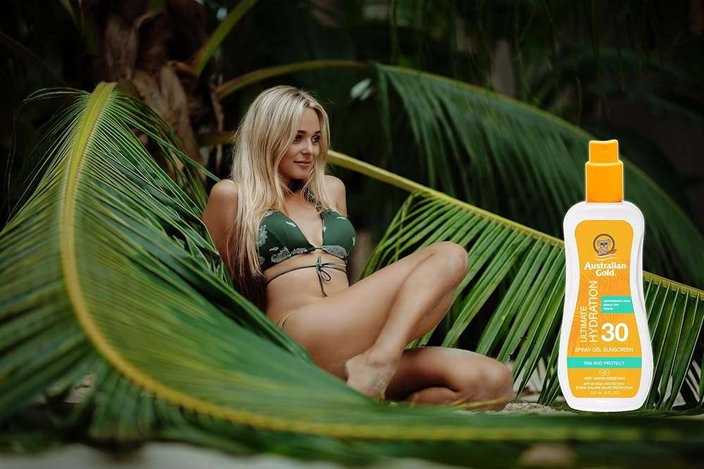 Australian Gold Spray Gel Sunscreen, SPF 30, 8 Ounce | Moisture Max | Infused with Aloe Vera | Broad Spectrum | Water Resistant - Image 3