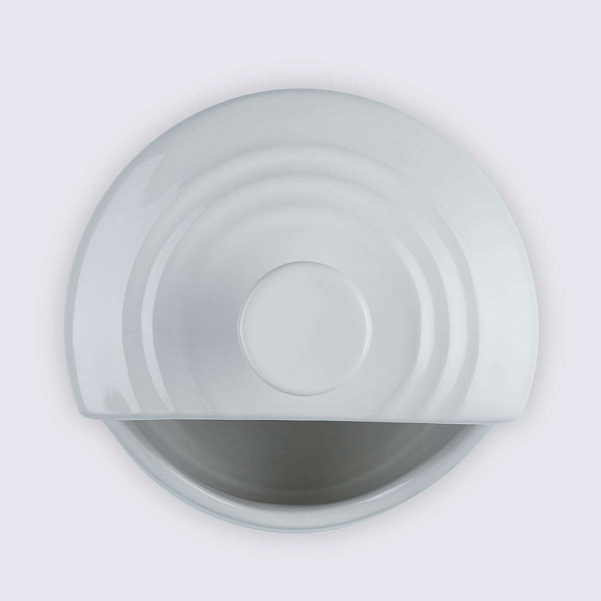 Le Creuset Stoneware Salt Crock, 10 oz., white - Image 2