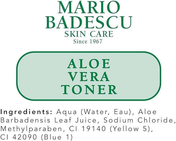 Mario Badescu Aloe Vera Toner for Face | Hydrating Facial Toner for Dry and Sensitive Skin | Gentle Astringent for Face with Aloe Vera to Soothe, Refresh, and Balance Skin | Skincare for Men and Women - Image 6