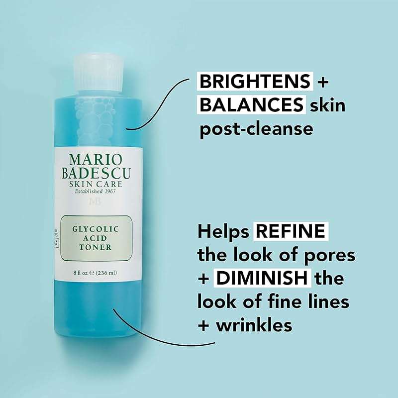 Mario Badescu Glycolic Acid Toner for Dry and Combination Skin, Alcohol-Free Facial Toner for Aging Skin, Formulated with Exfoliating Glycolic Acid & Antioxidant Grapefruit Extract - Image 4