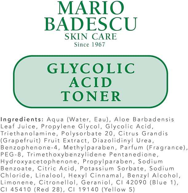 Mario Badescu Glycolic Acid Toner for Dry and Combination Skin, Alcohol-Free Facial Toner for Aging Skin, Formulated with Exfoliating Glycolic Acid & Antioxidant Grapefruit Extract - Image 9