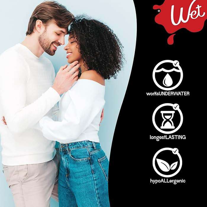 Wet Platinum Silicone-Based Personal Lubricant | Ultra Smooth, Super Slick, Hypoallergenic, Long-Lasting Performance, Waterproof Formula| Lube for Men, Women & Couples, 4.2 fl oz - Image 4