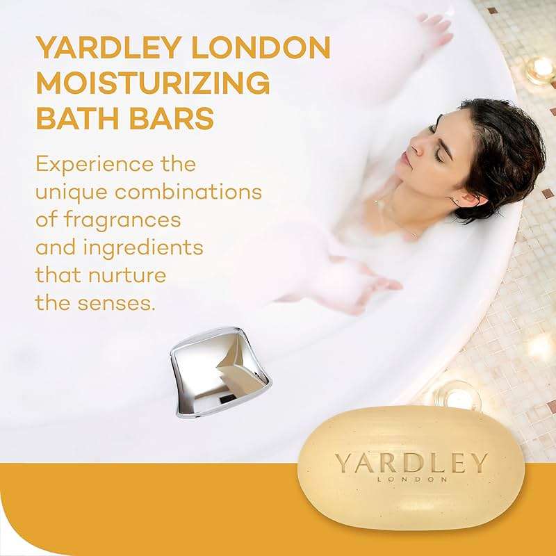 Yardley Oatmeal and Almond Bar Soap, Oatmeal & Almond, 4 Ounce - Image 3