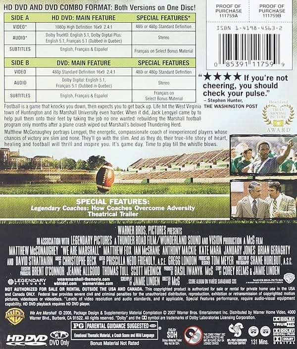 We Are Marshall (Combo HD DVD and Standard DVD) - Image 2