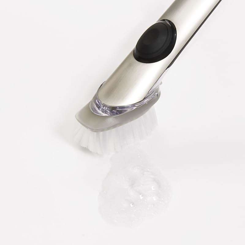 OXO Steel Soap Dispensing Dish Brush Refills 2-Pack - Image 5