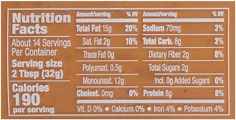MaraNatha Organic Creamy Peanut Butter, 16 Ounce Jar - Image 2