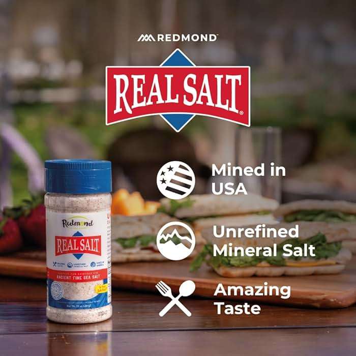 REDMOND Real Sea Salt - Natural Unrefined Gluten Free Fine, 26 Ounce Pouch (1 Pack) - Image 3