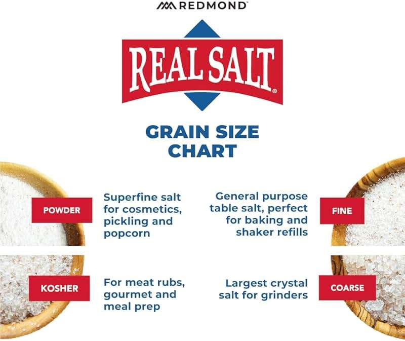REDMOND Real Sea Salt - Natural Unrefined Gluten Free Fine, 26 Ounce Pouch (1 Pack) - Image 5