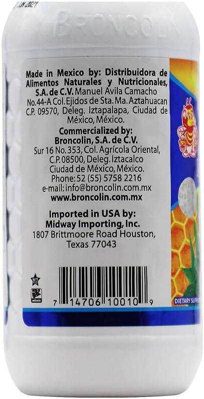 Broncolin Honey Syrup with Natural Plant Extracts,Soothing Honey Flavor, 11.4 oz Bottle - Image 3