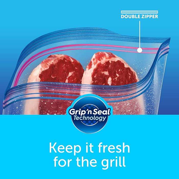 Ziploc Pint Food Storage Freezer Bags, Grip 'n Seal Technology for Easier Grip, Open, and Close, 20 Count - Image 8