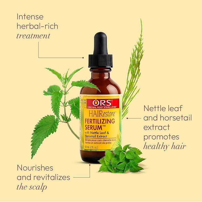 ORS HAIRestore Herbal Hair Serum, Fertilizing Serum with Nettle Leaf and Horsetail Extract, (2.0 oz) - Image 2