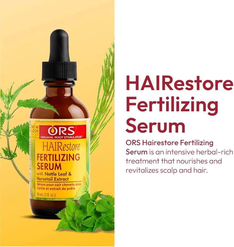 ORS HAIRestore Herbal Hair Serum, Fertilizing Serum with Nettle Leaf and Horsetail Extract, (2.0 oz) - Image 7