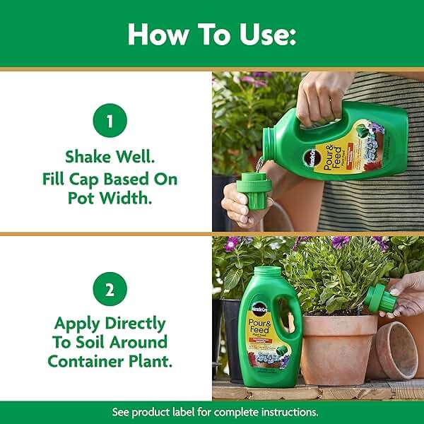 Miracle-Gro Pour & Feed Plant Food - Outdoor and Indoor Plant Fertilizer for Containers, Instantly Feeds, 32 fl. oz. - Image 6