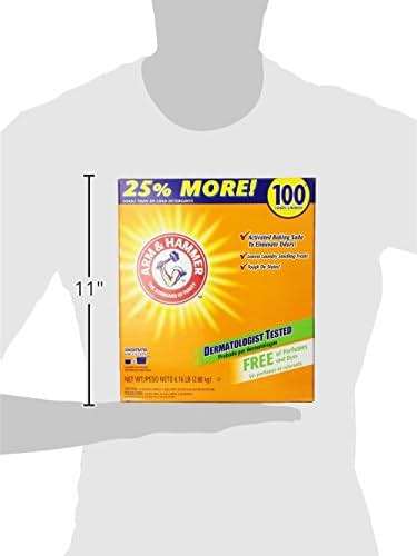 ARM & HAMMER Powder Laundry Detergent, Free of Perfume and Dyes, 100 Loads - Image 3