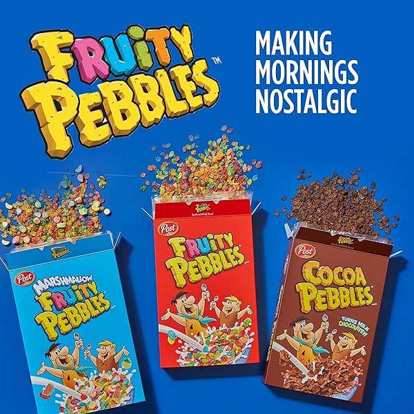 Fruity Pebbles, Breakfast Cereal for Kids, Made with Sweetened Puffed Rice, 11 Ounce - Image 9