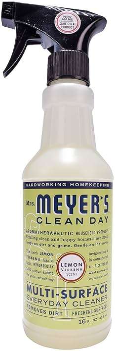 MRS. MEYER'S CLEAN DAY Multi-Surface Everyday Cleaner, Lemon Verbena Scent, 16 Fl Oz Bottle - Image 1