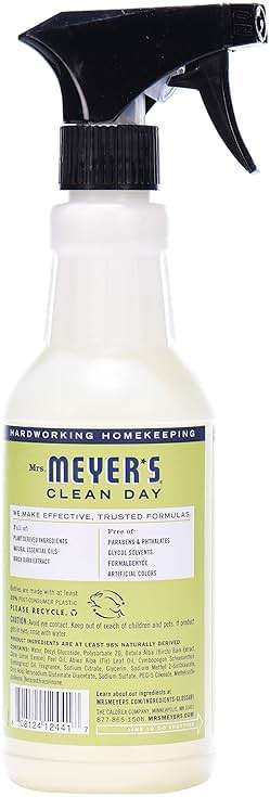 MRS. MEYER'S CLEAN DAY Multi-Surface Everyday Cleaner, Lemon Verbena Scent, 16 Fl Oz Bottle - Image 2