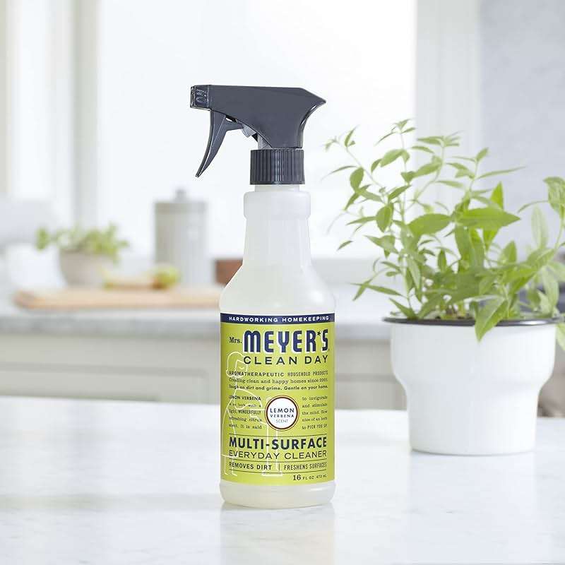 MRS. MEYER'S CLEAN DAY Multi-Surface Everyday Cleaner, Lemon Verbena Scent, 16 Fl Oz Bottle - Image 5