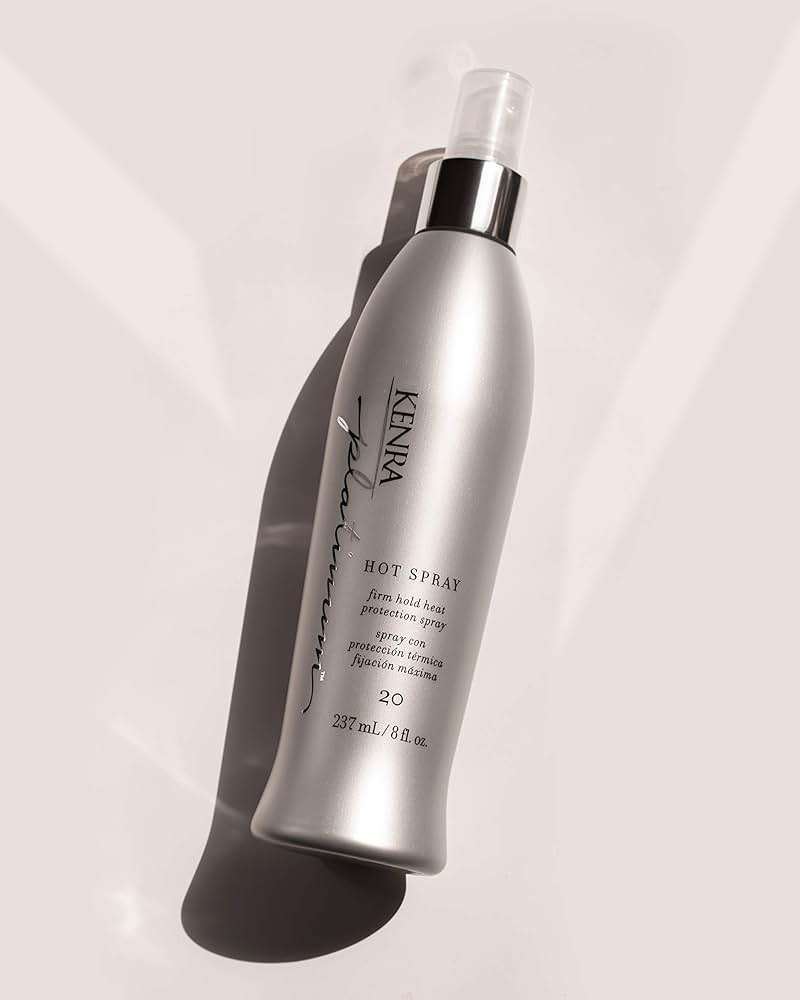 Kenra Platinum Hot Spray 20 | Heat Protection Styler | Long-Lasting, Firm Hold | Adds Vibrant Shine | Humidity & Thermal Protection | Clean Release From Heated Tools | All Hair Types - Image 6