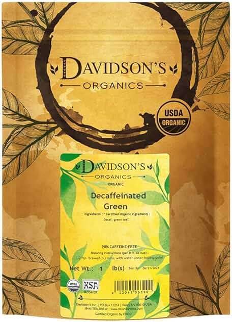 Davidson's Tea Bulk, Decaf Green, 16-Ounce Bag - Image 1