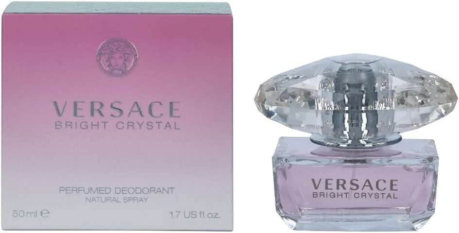 Versace Bright Crystal by Versace for Women 1.7 oz Perfumed Deodorant Spray - Image 1