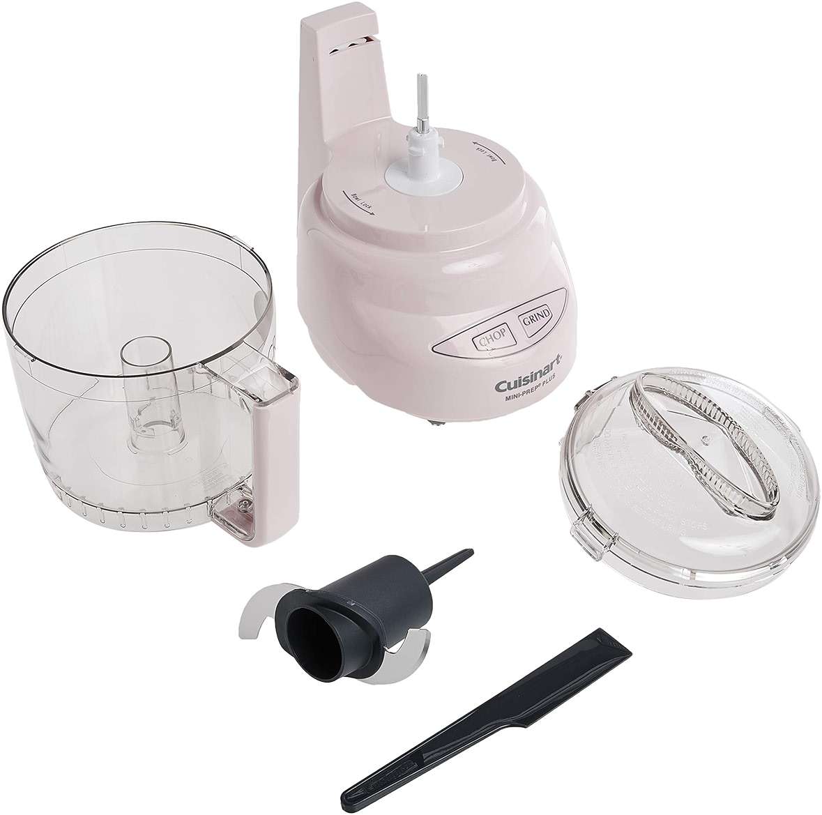 Cuisinart Mini-Prep Plus Food Processor, 3-cup Mini Food Processor to Chop Herbs, Vegetables, and Hard Cheese, 3-cup Work Bowl, Reversible Stainless Steel Blade, DLC-2APK, Pink - Image 5