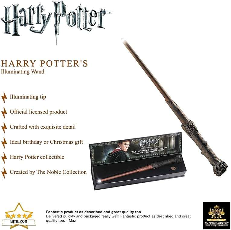 The Noble Collection Harry Potter Illuminating Wand - Image 3