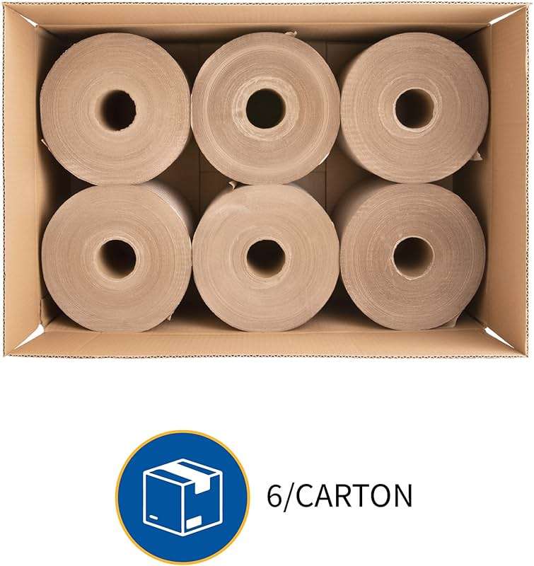 Genuine Joe GJO22600 Embossed Hardwound Roll Towels (Pack of 6) - Image 5
