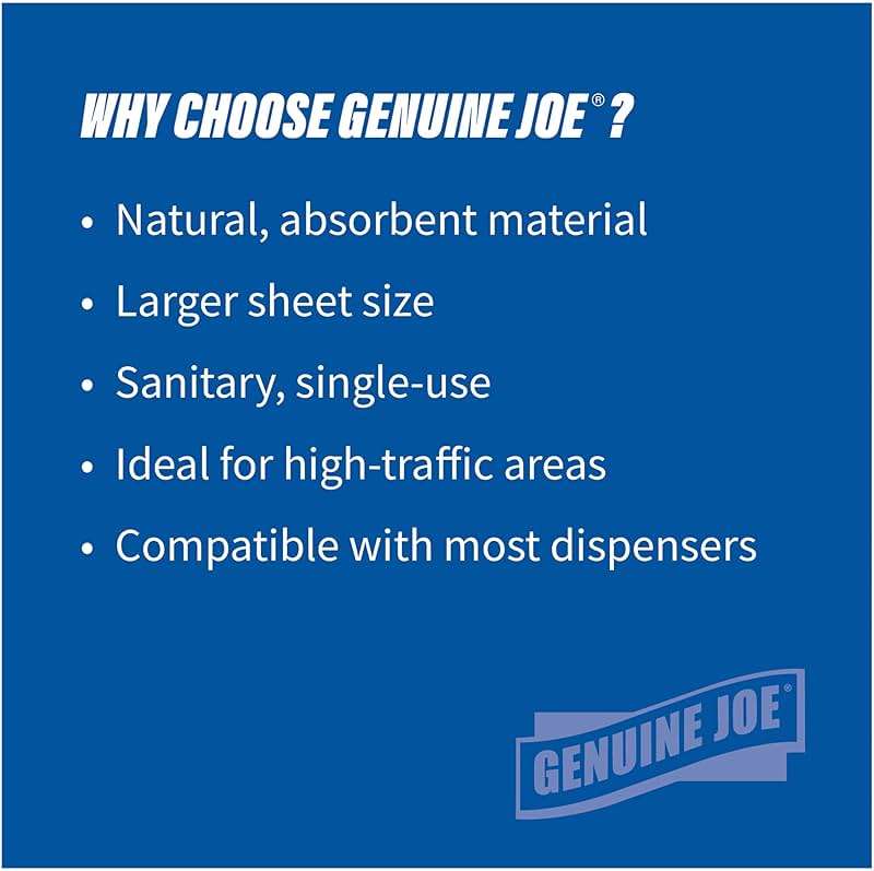 Genuine Joe GJO22600 Embossed Hardwound Roll Towels (Pack of 6) - Image 7