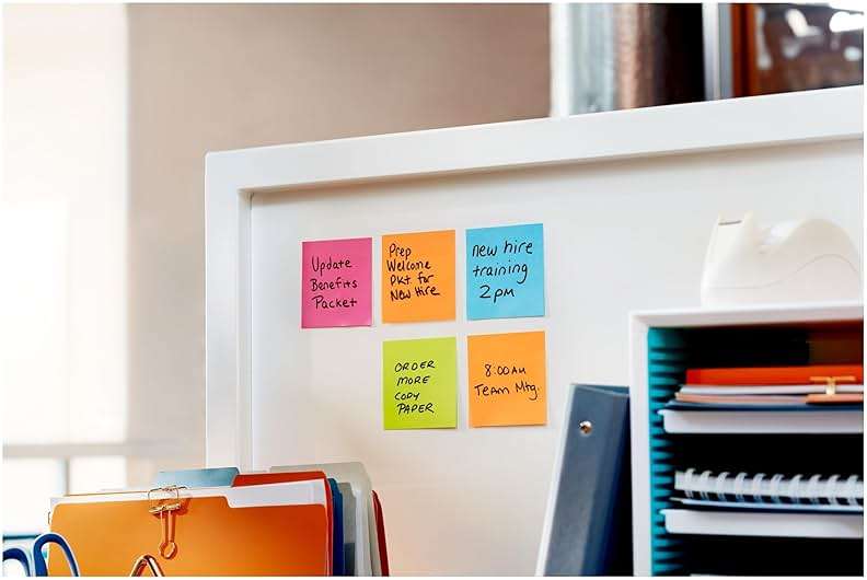 Post-it Super Sticky Dispenser Pop-up Notes, 6 Sticky Note Pads, 3 x 3 in., 2X the Sticking Power, School Supplies and Oﬃce Products, Use with Post-it Note Dispensers, Energy Boost Collection - Image 18